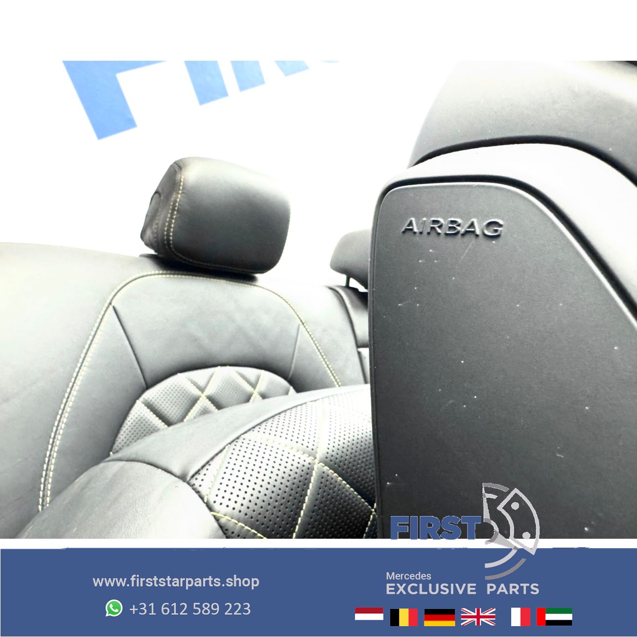W253 GLC 63 AMG COUPÉ interieur Mercedes C253 GLC63 stoelen Edition 1 bekleding completo GLC63S PERFORMANCE INTERIEUR GELE STIK RECARO SITZE SEATS EDITION 1 chairs and bench usado en Menorca foto 22