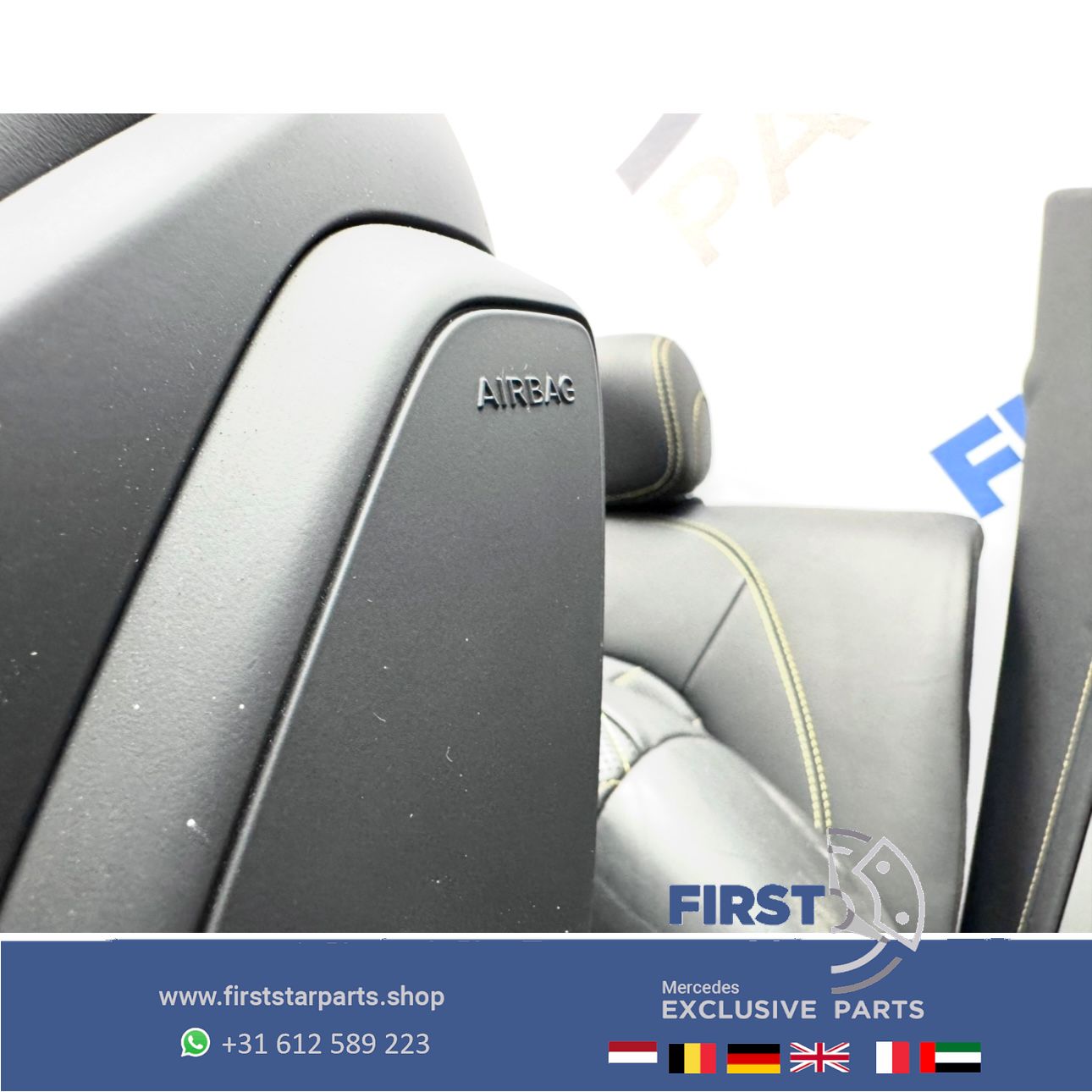 W253 GLC 63 AMG COUPÉ interieur Mercedes C253 GLC63 stoelen Edition 1 bekleding completo GLC63S PERFORMANCE INTERIEUR GELE STIK RECARO SITZE SEATS EDITION 1 chairs and bench usado en Menorca foto 20