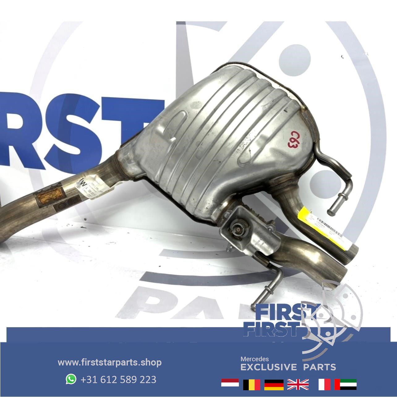 C63 S AMG W205 escape EINDDEMPER Mercedes C Clase einddemper L/R 63 muffler end muffler usado en Menorca foto 2