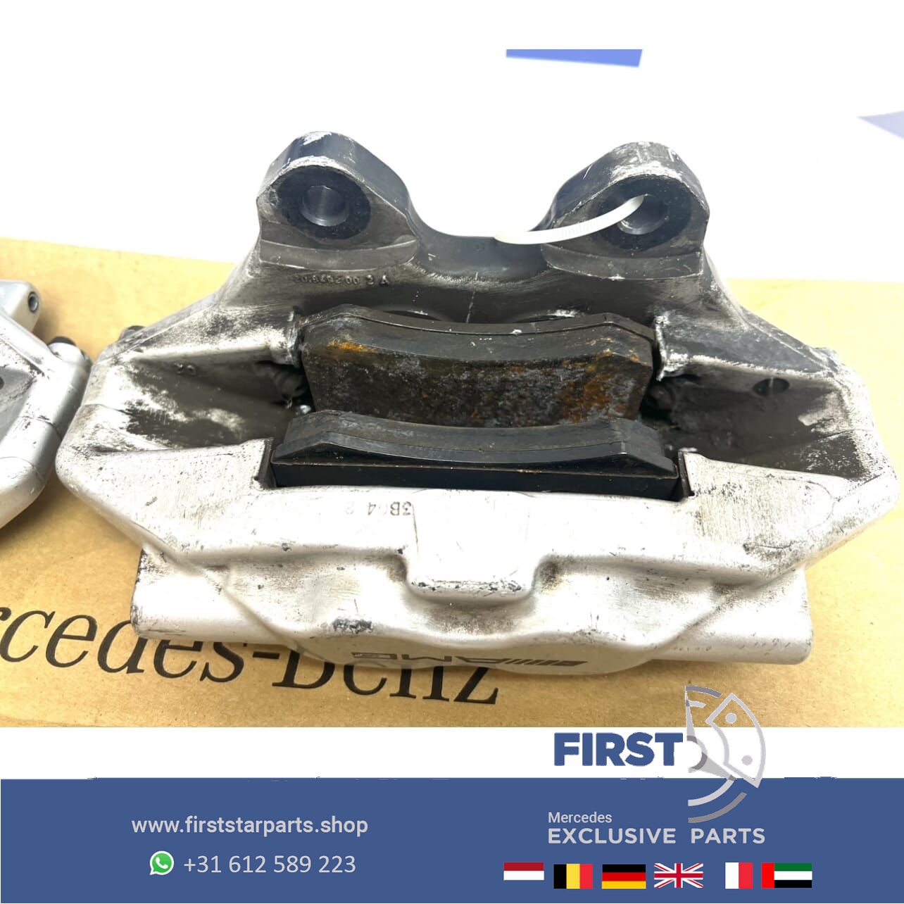 REMMEN A0044233598 A0044233698 BREMBO REMKLAUW REMTANG SET Mercedes W211 W219 R230 R171 C209 CL55 CLS55 E55 SL55 SLK55 CLK55 AMG REMKLAUW SET LINKS + RECHTS ACHTER REM REMTANG REMKLAUW LINKS / RECHTS ACHTER caliper set of 2 usado en Menorca foto 10