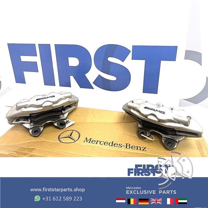 REMMEN A0044233598 A0044233698 BREMBO REMKLAUW REMTANG SET Mercedes W211 W219 R230 R171 C209 CL55 CLS55 E55 SL55 SLK55 CLK55 AMG REMKLAUW SET LINKS + RECHTS ACHTER REM REMTANG REMKLAUW LINKS / RECHTS ACHTER caliper set of 2 usado en Menorca foto 12