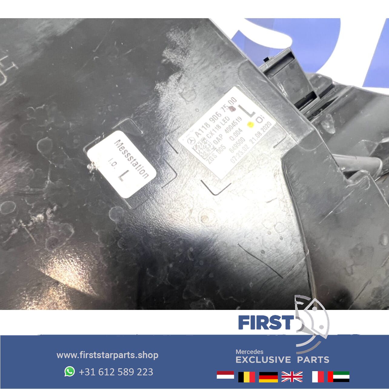 (2023) W118 CLA CLA35 CLA45 CLA45s LED ACHTERLICHT SET originalineel Mercedes 2019-2023 C118 C 118 A1189067500 + A1189067500 tail light left and right usado en Menorca foto 4