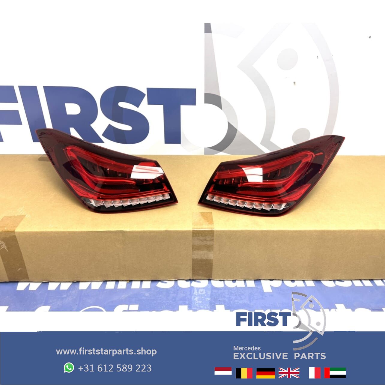 (2023) W118 CLA CLA35 CLA45 CLA45s LED ACHTERLICHT SET originalineel Mercedes 2019-2023 C118 C 118 A1189067500 + A1189067500 tail light left and right usado en Menorca
