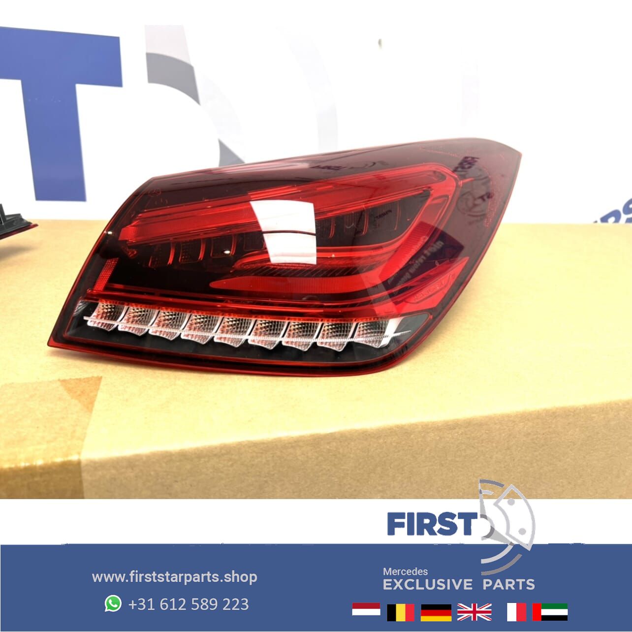 (2023) W118 CLA CLA35 CLA45 CLA45s LED ACHTERLICHT SET originalineel Mercedes 2019-2023 C118 C 118 A1189067500 + A1189067500 tail light left and right usado en Menorca foto 3