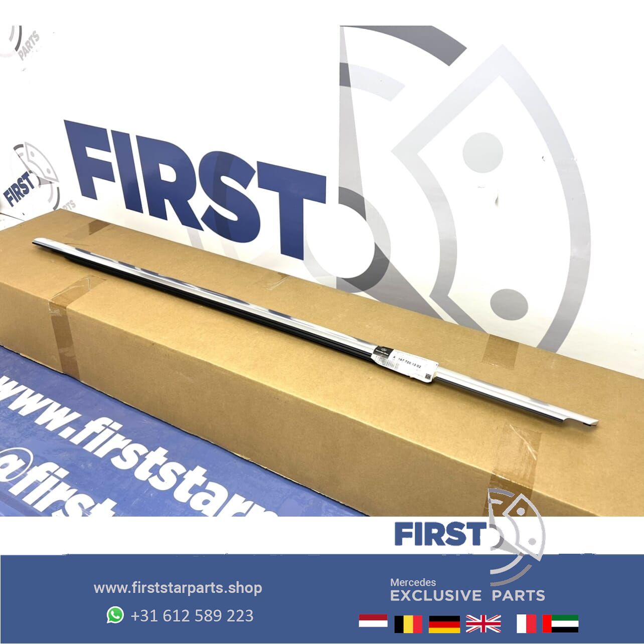 W167 GLE RAAMSNOR Mercedes 2023 RAAMLIJST DEURLIJST CHROOM 2020-2024 RAAM SNOR V167 C167 other windows and accessories usado en Menorca foto 3