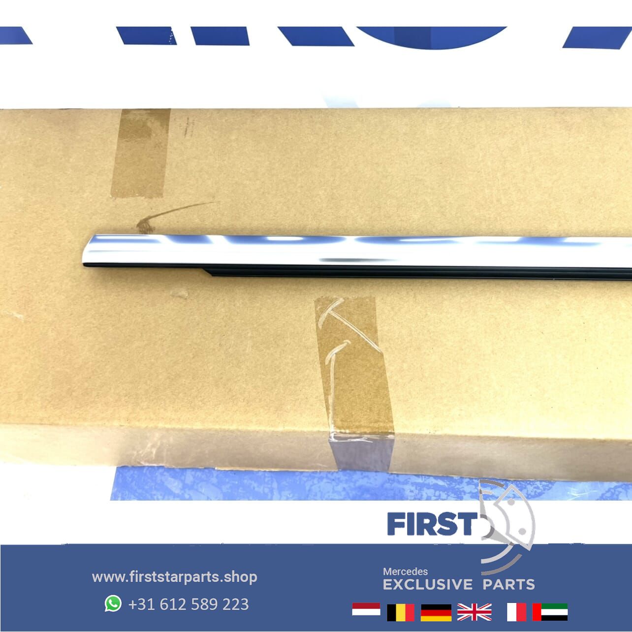 W167 GLE RAAMSNOR Mercedes 2023 RAAMLIJST DEURLIJST CHROOM 2020-2024 RAAM SNOR V167 C167 other windows and accessories usado en Menorca foto 4