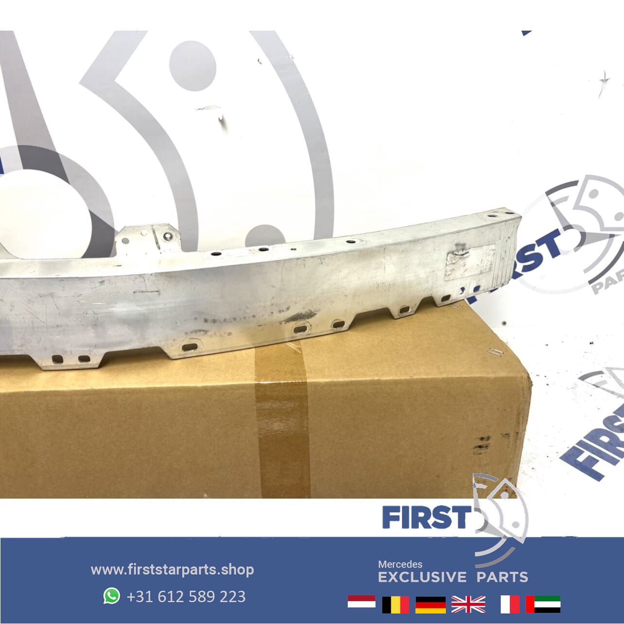 (W213) C238 VOOR BUMPER BALK A2136200130 Mercedes E Clase BUMPERBALK 2016-2023 aluminium BUMPER BALK FRONT S213 C238 front bar usado en Menorca foto 6