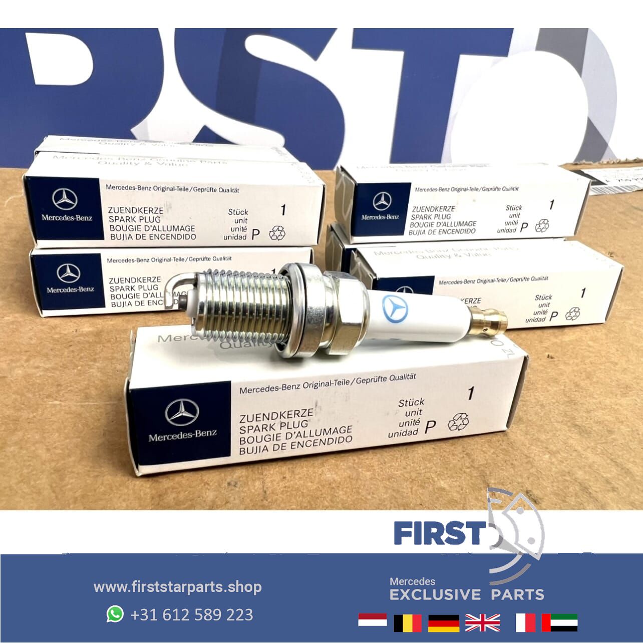 A0041593603 0041593603 M266 Bougie M266.920 M266.940 M266.960 W176 W177 W246 W247 W117 W118 W204 W205 W206 W212 W213 W214 W156 H247 W218 W257 W461 W463 W447 W907 W221 W222 W223 originalINEEL MERCEDES spark plug usado en Menorca