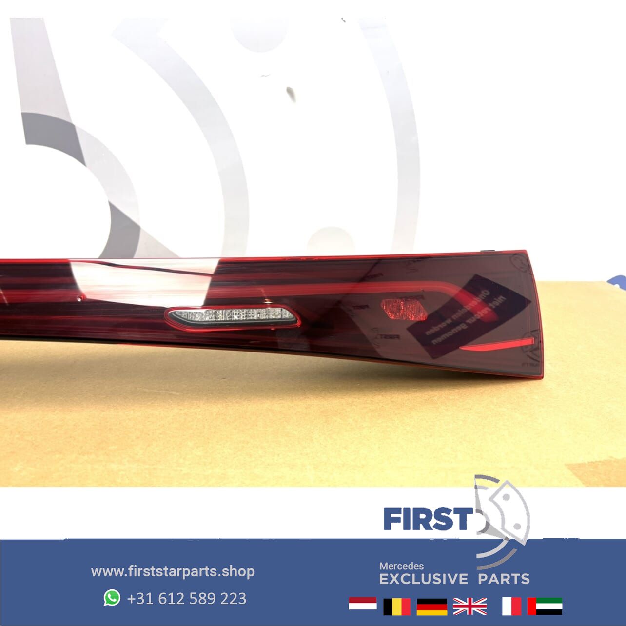 A2959063100 V295 EQE Clase LED ACHTERLICHT originalINEEL Mercedes (midden) 2022-2025 EQ E W295 A 295 906 31 00 EQE 53 AMG tail light left and right usado en Menorca foto 3