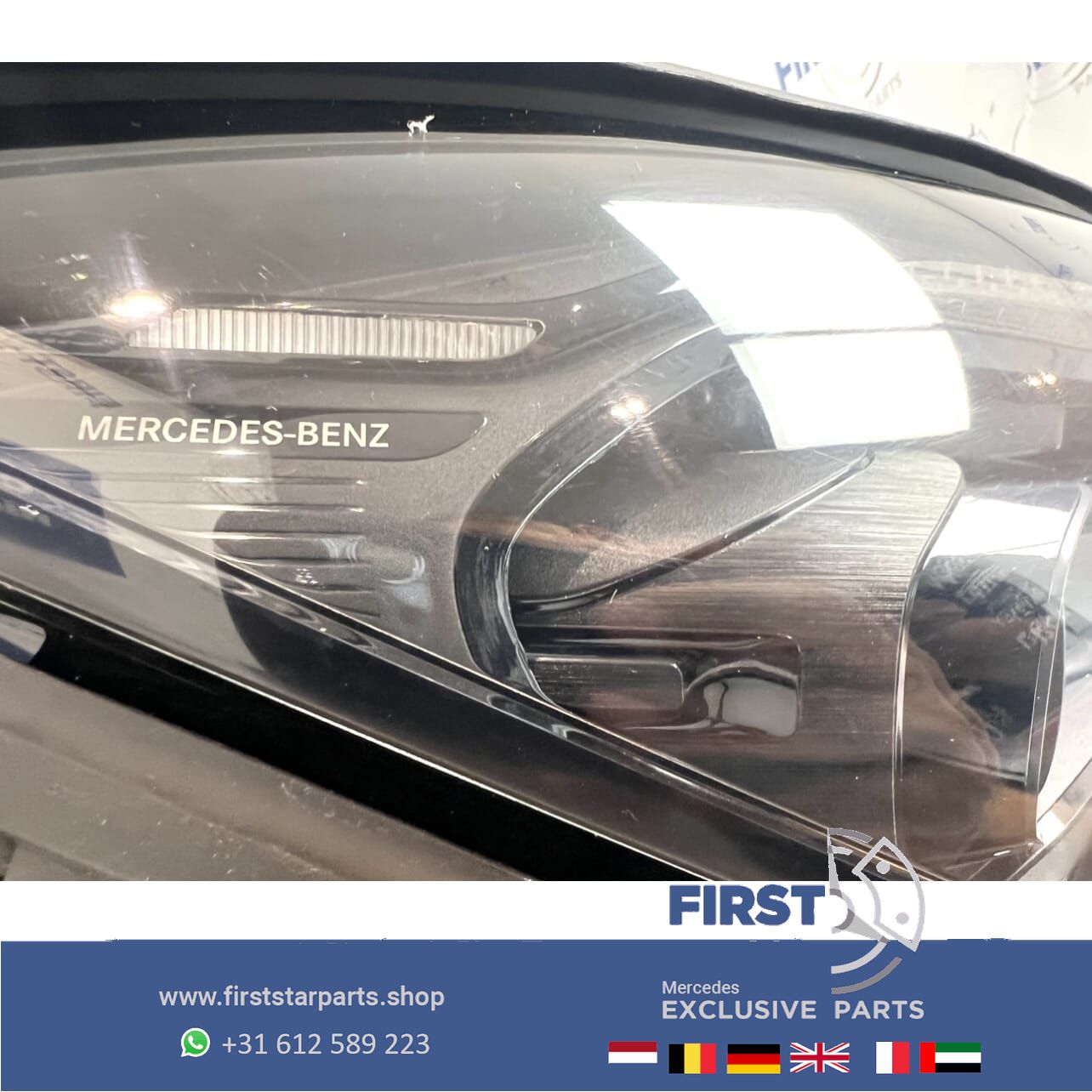 MERCEDES EQS W297 LED KOPLAMP SET DIGITAL LIGHT KOPLAMPEN originalINEEL EQS53 AMG A2959060501 A2959061200 completo MET MODULES V297 X296 headlight left and right usado en Menorca foto 6