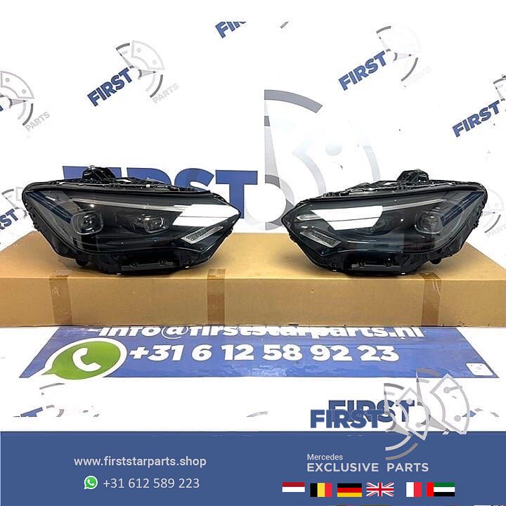 MERCEDES EQS W297 LED KOPLAMP SET DIGITAL LIGHT KOPLAMPEN originalINEEL EQS53 AMG A2959060501 A2959061200 completo MET MODULES V297 X296 headlight left and right usado en Menorca