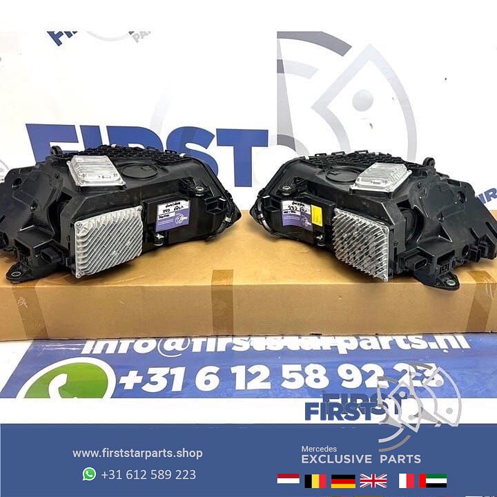 MERCEDES EQS W297 LED KOPLAMP SET DIGITAL LIGHT KOPLAMPEN originalINEEL EQS53 AMG A2959060501 A2959061200 completo MET MODULES V297 X296 headlight left and right usado en Menorca foto 4