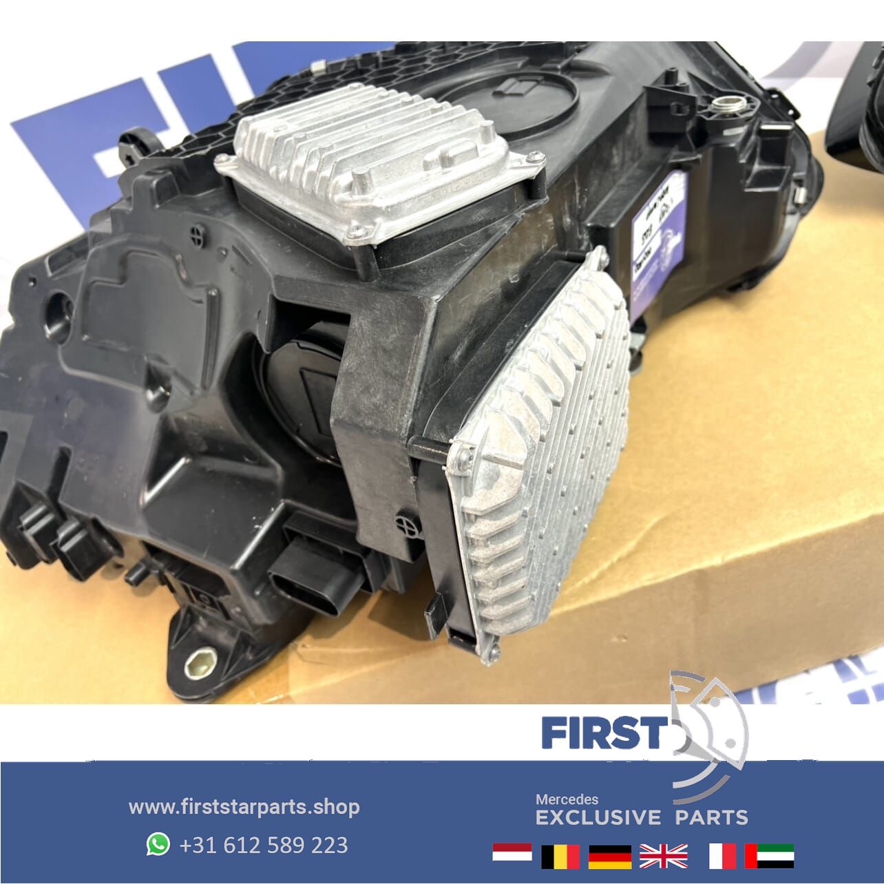 MERCEDES EQS W297 LED KOPLAMP SET DIGITAL LIGHT KOPLAMPEN originalINEEL EQS53 AMG A2959060501 A2959061200 completo MET MODULES V297 X296 headlight left and right usado en Menorca foto 11