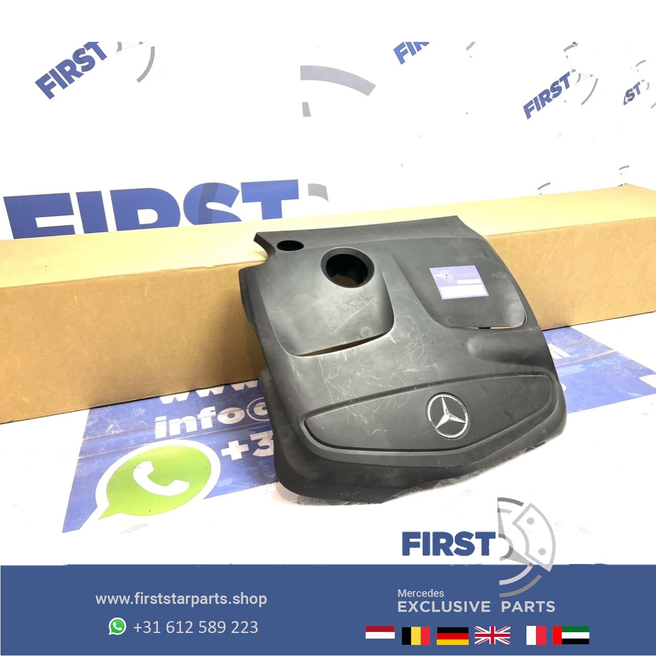 Motor afdekplaat beschermkap Mercedes W176 A W246 B W117 CLA W156 GLA diesel gasolina 2012-2019 intermediate plate engine usado en Menorca foto 3