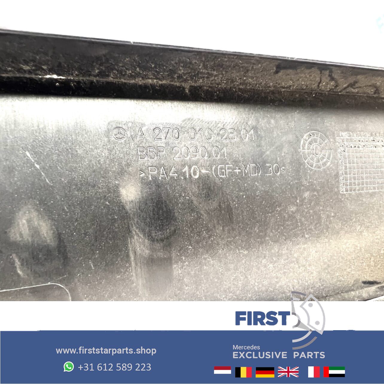 Motor afdekplaat beschermkap Mercedes W176 A W246 B W117 CLA W156 GLA diesel gasolina 2012-2019 intermediate plate engine usado en Menorca foto 7