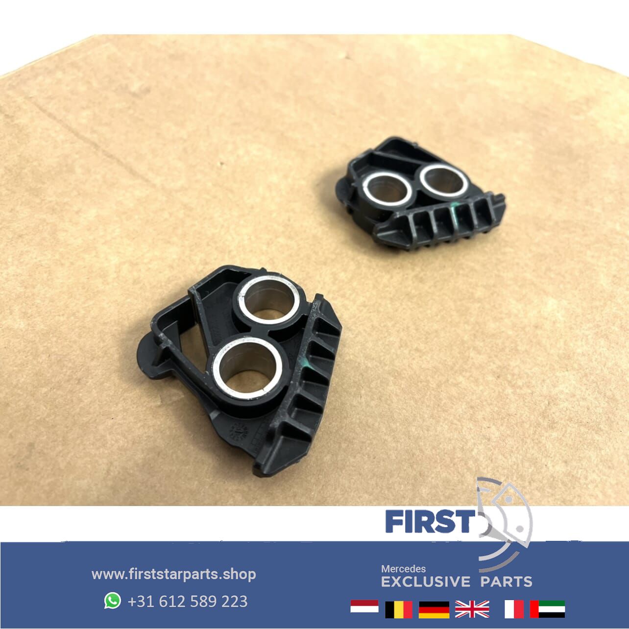 W205 C205 C63 AMG FRONT HOUDER SET LINKS+RECHTS Mercedes C Clase 2018-2023 63 AMG C63s FRONTBALK EXTENDER SET front bar usado en Menorca