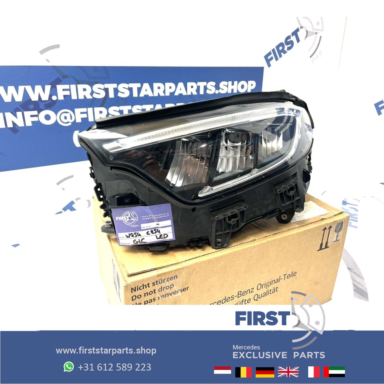A2549061500 W254 C254 GLC HP LED KOPLAMP LINKS Mercedes 2022-2026 originalINEEL LINKS + RECHTS High Performance A 254 906 15 00 grille head lamp single usado en Menorca