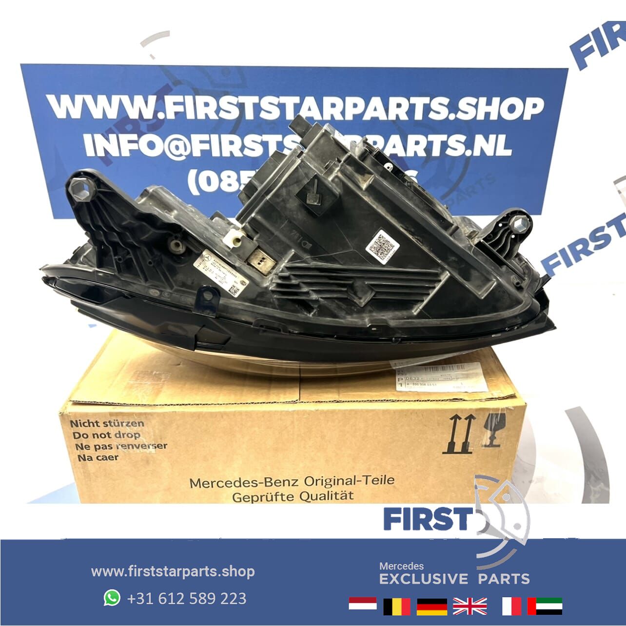 A2579068400 W257 C257 CLS MULTIBEAM LED KOPLAMP RECHTS Mercedes 2017-2026 CLS53 AMG EQ originalINEEL RECHTER LAMP MULTIBEAM A 257 906 84 00 grille head lamp single usado en Menorca foto 7