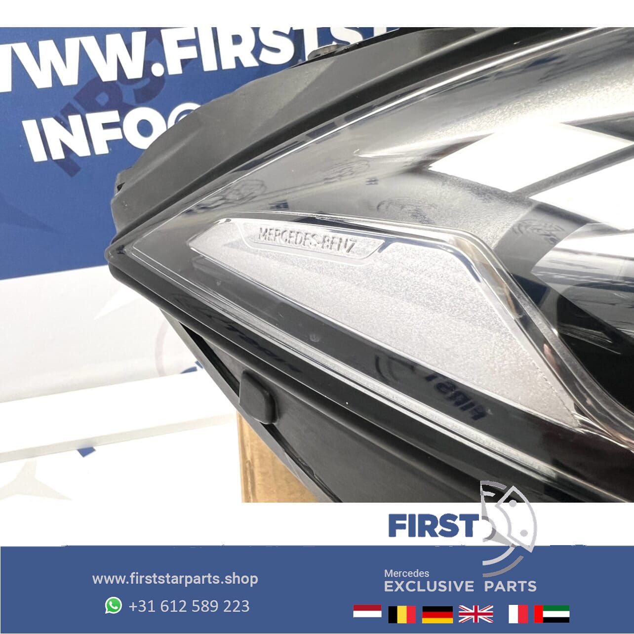 A2579068400 W257 C257 CLS MULTIBEAM LED KOPLAMP RECHTS Mercedes 2017-2026 CLS53 AMG EQ originalINEEL RECHTER LAMP MULTIBEAM A 257 906 84 00 grille head lamp single usado en Menorca foto 6