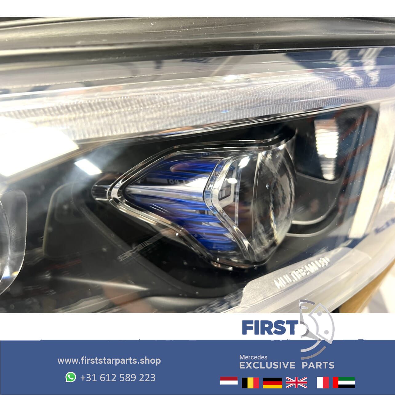 A2579068400 W257 C257 CLS MULTIBEAM LED KOPLAMP RECHTS Mercedes 2017-2026 CLS53 AMG EQ originalINEEL RECHTER LAMP MULTIBEAM A 257 906 84 00 grille head lamp single usado en Menorca foto 4