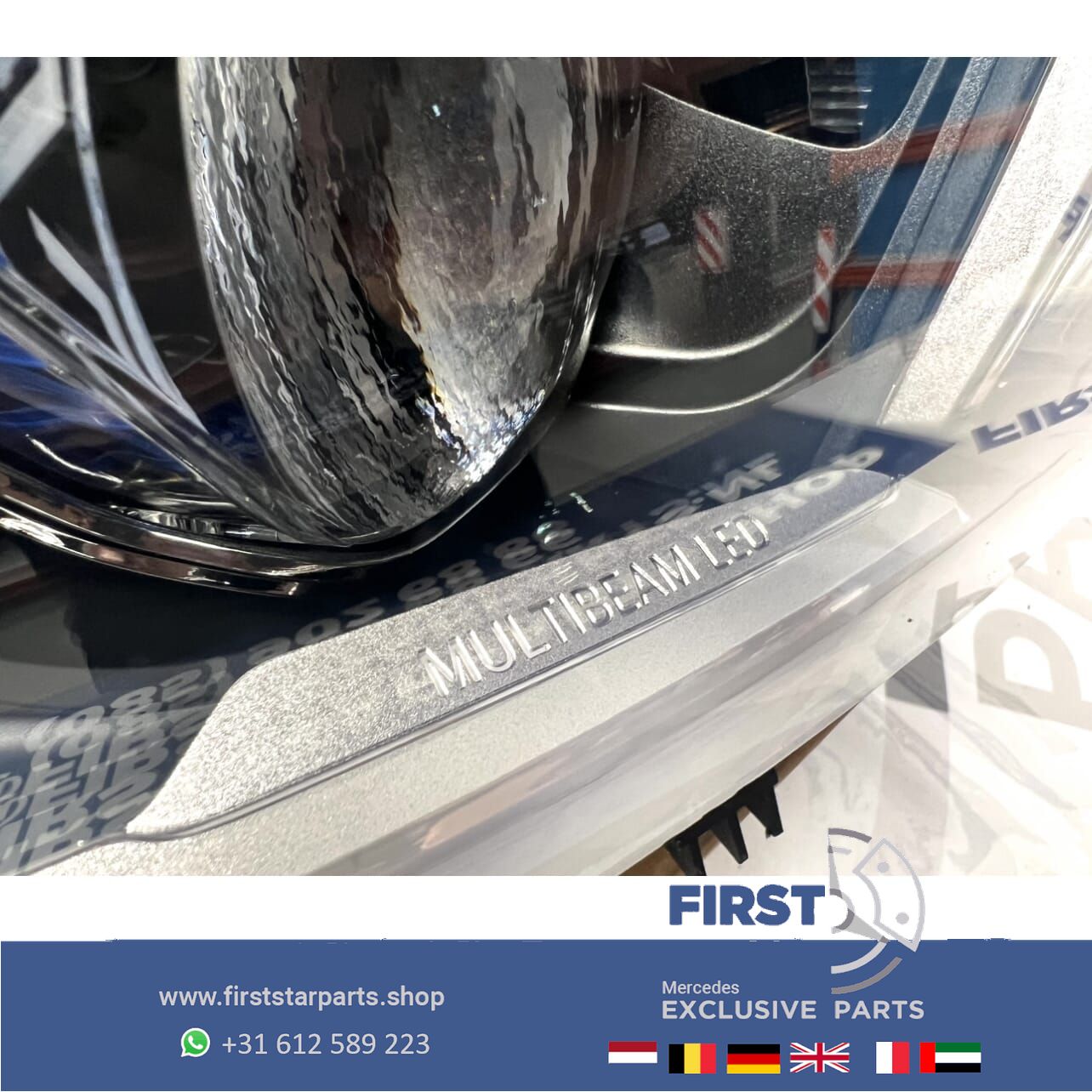 A2579068400 W257 C257 CLS MULTIBEAM LED KOPLAMP RECHTS Mercedes 2017-2026 CLS53 AMG EQ originalINEEL RECHTER LAMP MULTIBEAM A 257 906 84 00 grille head lamp single usado en Menorca foto 2