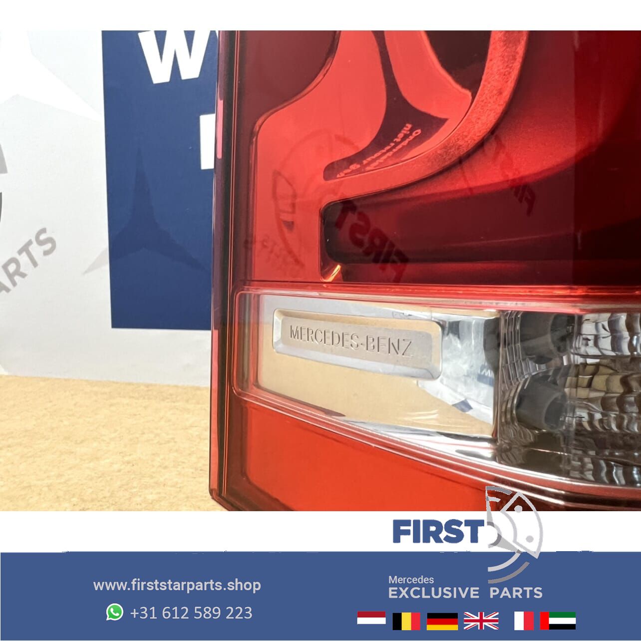 W447 VITO ACHTERLICHT SET V Clase VOL LED LINKS + RECHTS SET Mercedes VClase 2014-2024 FACELIFT originalINEEL A4478200564 + A4478200664 tail light left and right usado en Menorca foto 12