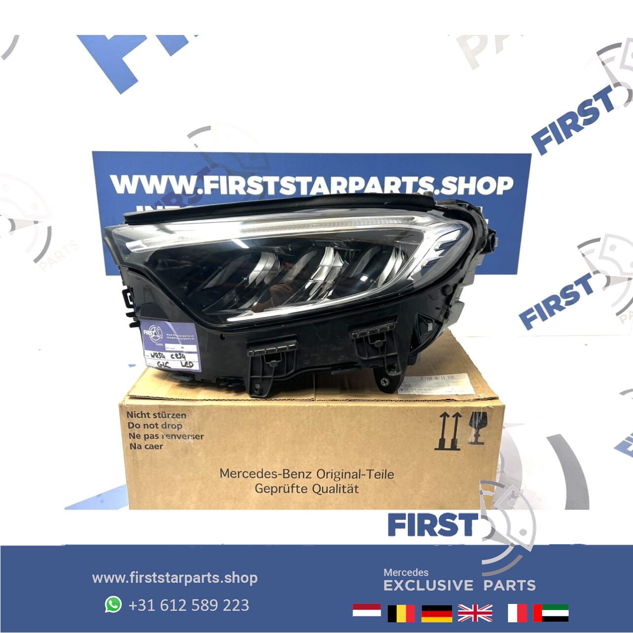 A2549061500 W254 C254 GLC HP LED KOPLAMP LINKS Mercedes 2022-2026 originalINEEL LINKS + RECHTS High Performance A 254 906 15 00 grille head lamp single usado en Menorca foto 3
