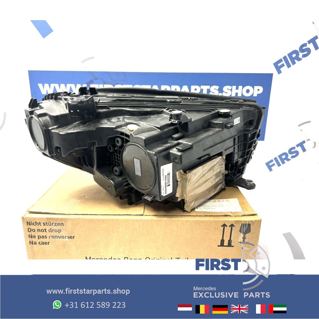 A2549061500 W254 C254 GLC HP LED KOPLAMP LINKS Mercedes 2022-2026 originalINEEL LINKS + RECHTS High Performance A 254 906 15 00 grille head lamp single usado en Menorca foto 7