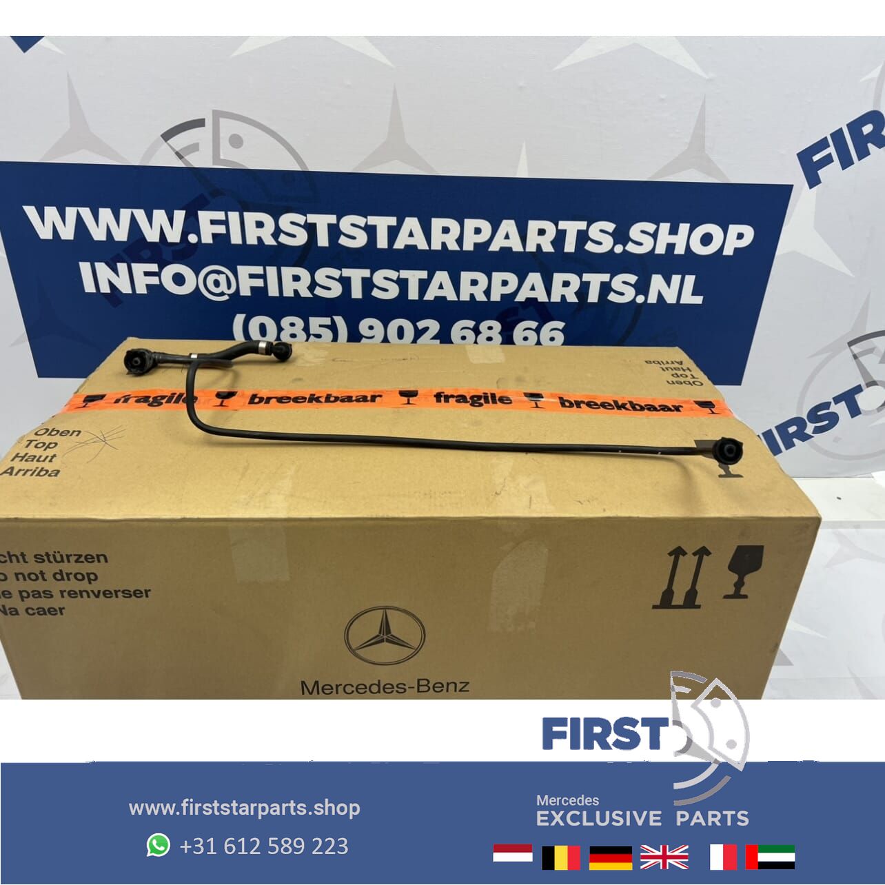 A2055012925 ONTLUCHTING LEIDING Mercedes W176 W246 W117 W156 W204 W212 W222 W218 W177 W118 W205 W206 W212 W213 W253 W166 V167 C292 W190 X290 W460 W461 W463 W222 W217 W223 KOELMIDDELLEIDING A45S CLA45S C63S E63S GLC63S GLE63S GT63S S63 G63 KOELSLANG vent valve usado en Menorca
