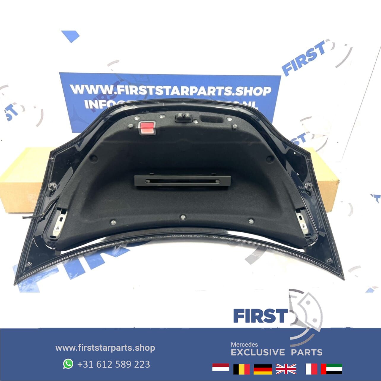 W117 CLA ACHTERKLEP ZWART C117 Clase SEDAN KOFFERKLEP W117 originalINEEL Mercedes CLA LIMOUSINE COUPÉ 2013-2019 CLA45 AMG upholstery rear door usado en Menorca foto 5
