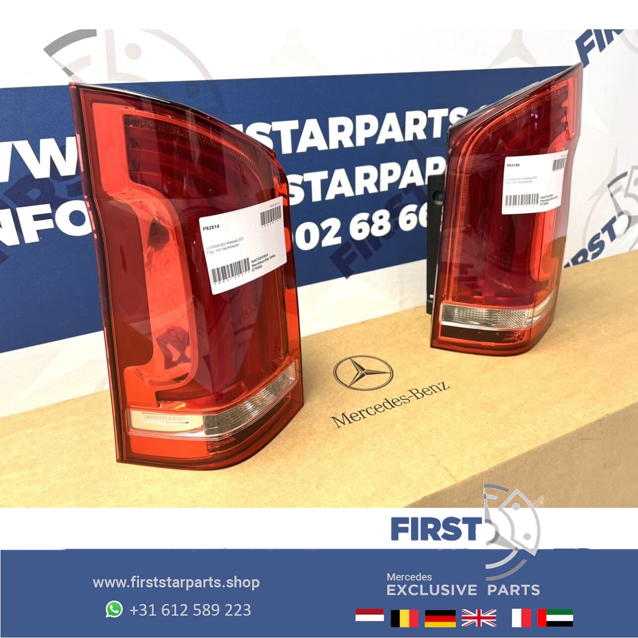 W447 V Clase / VITO ACHTERLICHT SET VOL LED ACHTERLICHT LINKS RECHTS SET Mercedes VClase 2014-2024 originalINEEL A4478200564 + A4478200664 tail light left and right usado en Menorca foto 6