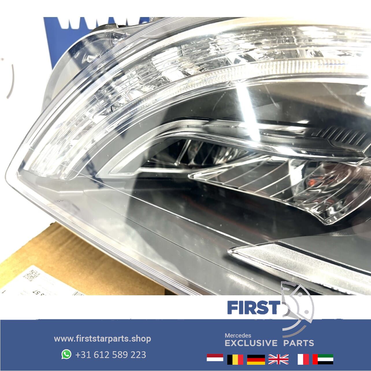 A1668207259 W166 ML ILS LED KOPLAMP LINKS Mercedes 2011-2015 ML63 AMG originalINEEL LINKER LAMP INTELLIGENT LIGHT SYSTEM A 166 820 72 59 headlight left and right usado en Menorca foto 4