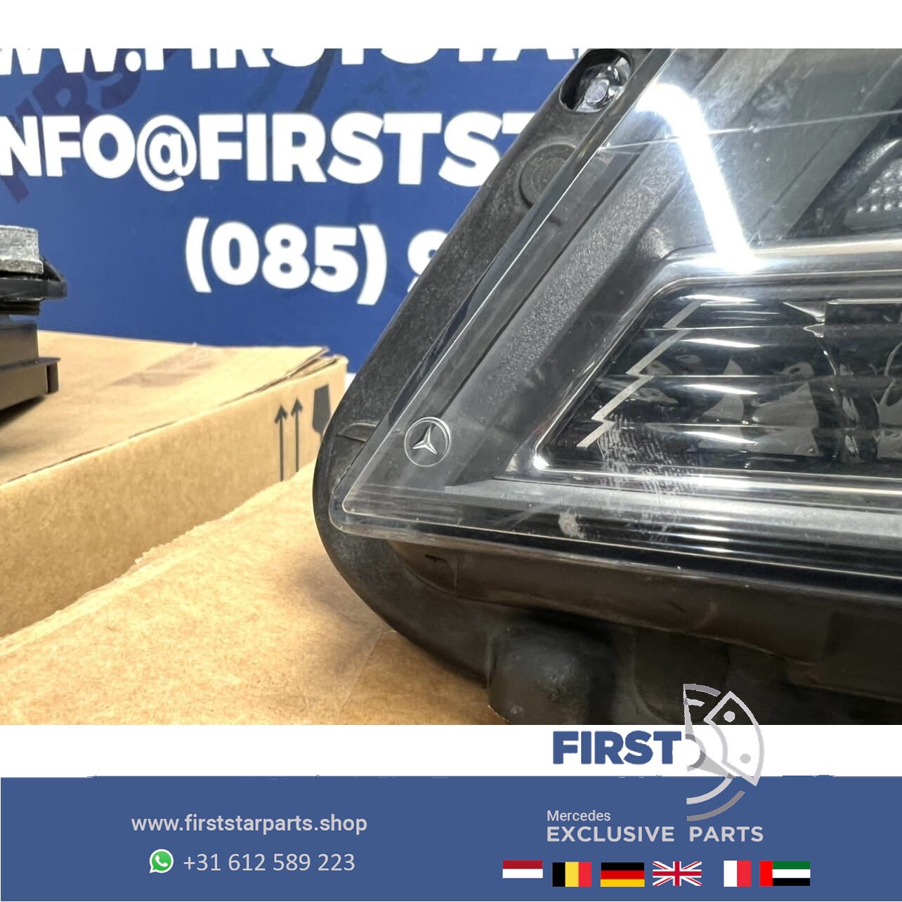 A2048204439 A2048204739 W204 ILS KOPLAMPEN SET LINKS + RECHTS Mercedes C Clase FACELIFT INTELLIGENT LIGHT SYSTEM LED KOPLAMP MB C204 S204 C63 AMG headlight left and right usado en Menorca foto 9