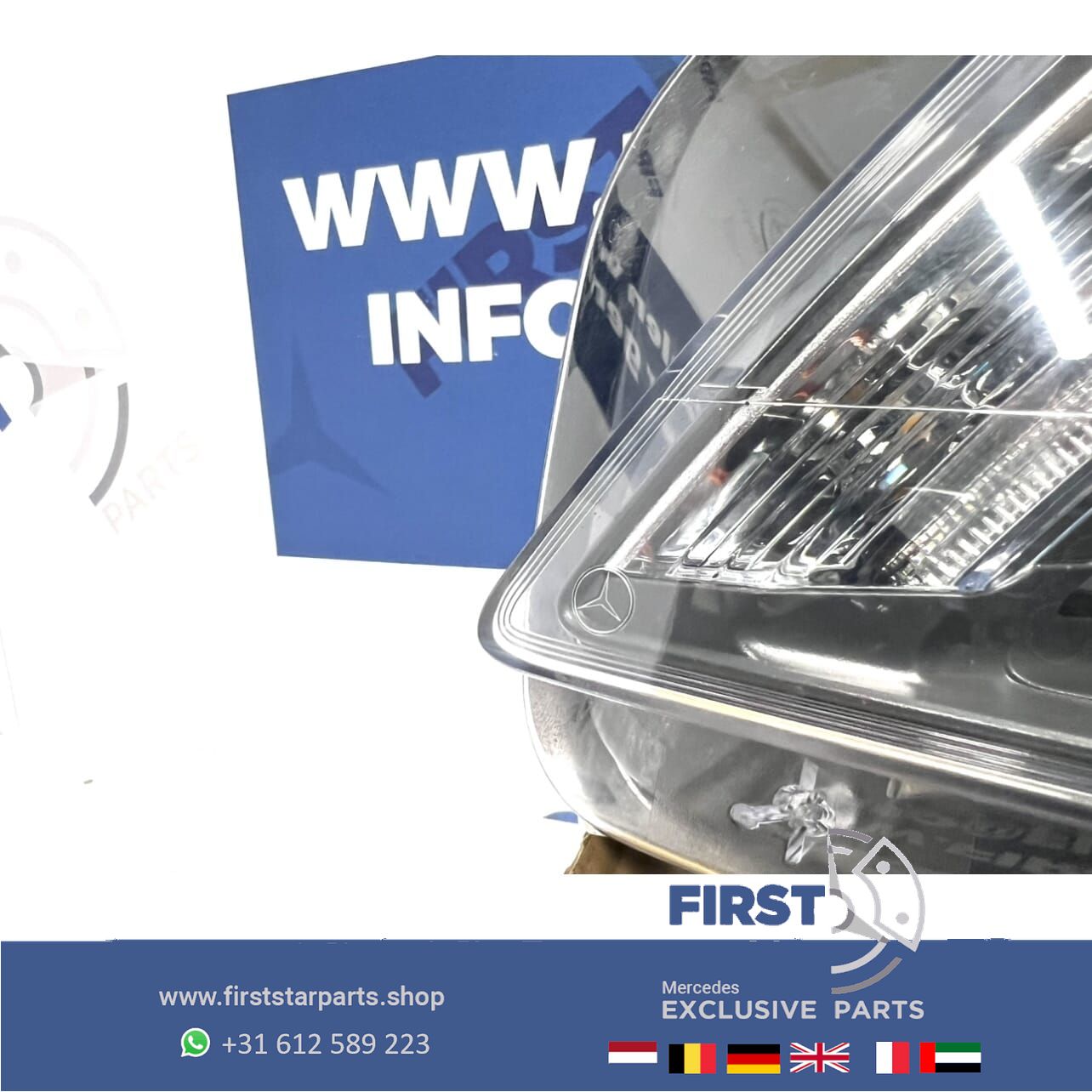 W166 ML KOPLAMP LINKS ILS LED A1668207259 Mercedes 2011-2015 ML63 AMG originalINEEL LINKER LAMP INTELLIGENT LIGHT SYSTEM A 166 820 72 59 headlight left and right usado en Menorca foto 4