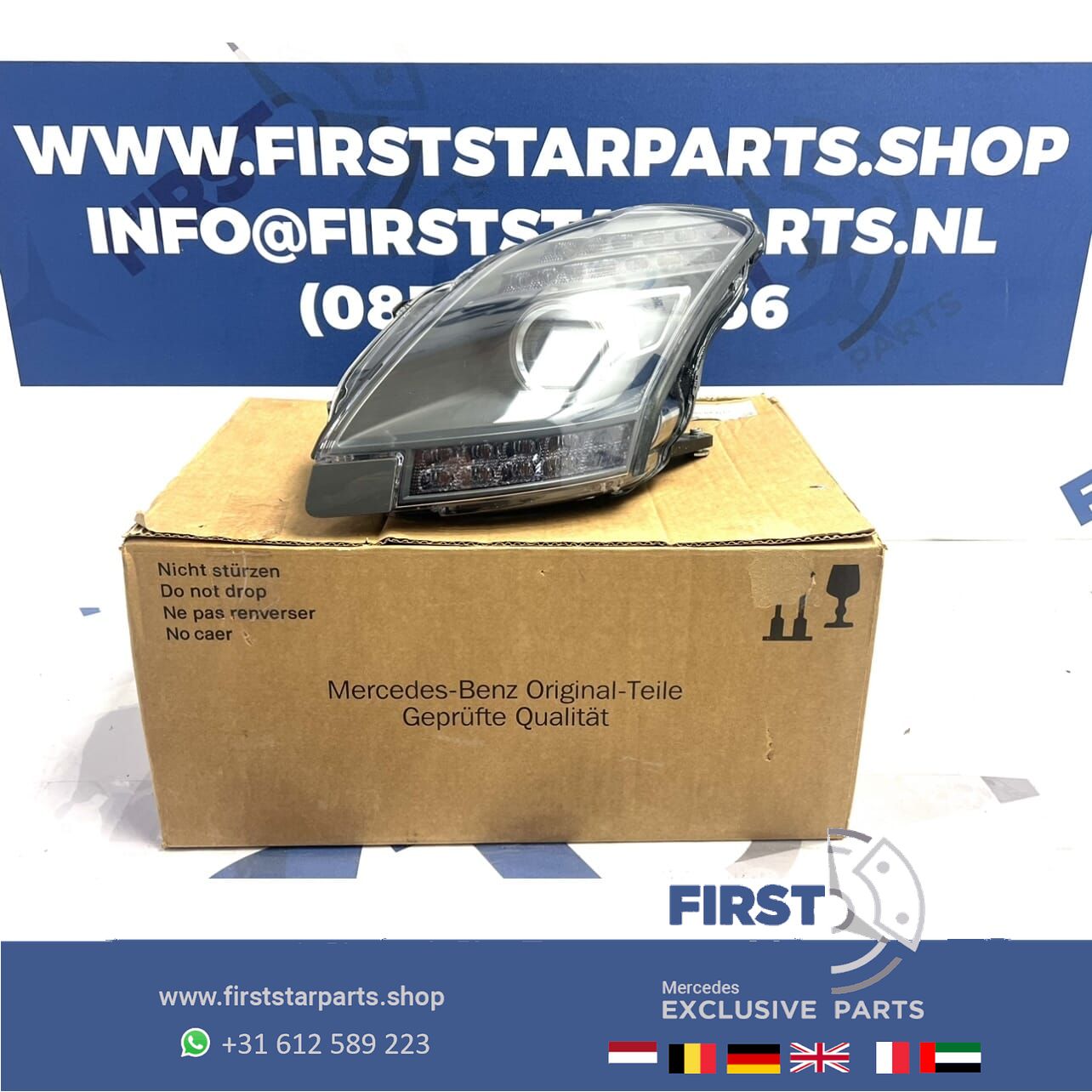 C197 R197 SLS SLS63 SLR AMG LED KOPLAMP LINKS Mercedes 2010- SLS 63 AMG originalINEEL LINKER LAMP A1978200761 headlight left and right usado en Menorca foto 5