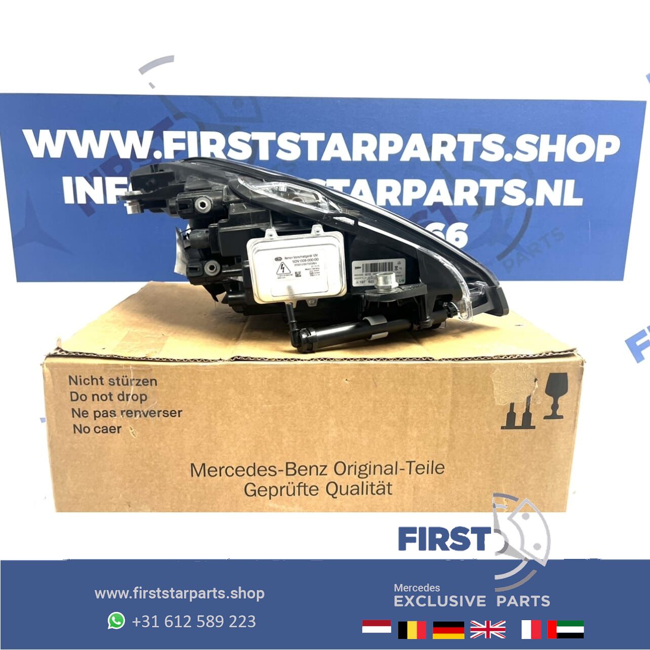 C197 R197 SLS SLS63 SLR AMG LED KOPLAMP LINKS Mercedes 2010- SLS 63 AMG originalINEEL LINKER LAMP A1978200761 headlight left and right usado en Menorca foto 7