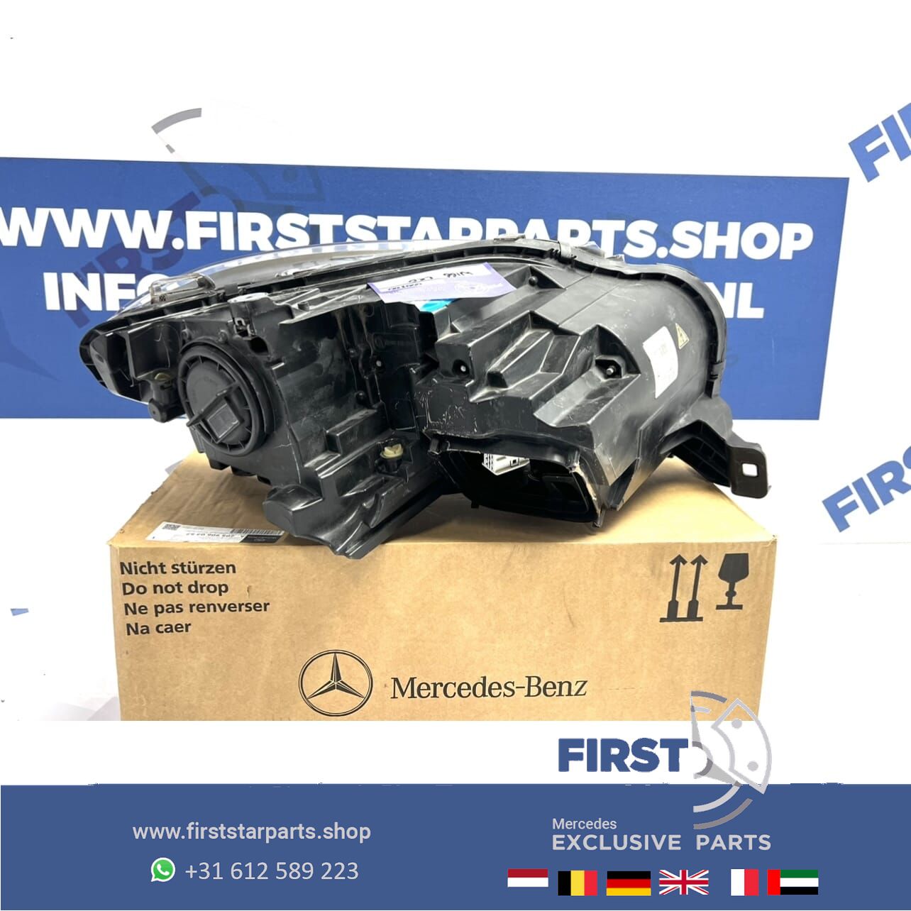 W166 ML KOPLAMP LINKS A1668207259 ILS LED Mercedes 2011-2015 ML63 AMG originalINEEL LINKER LAMP INTELLIGENT LIGHT SYSTEM A 166 820 72 59 headlight left and right usado en Menorca foto 6
