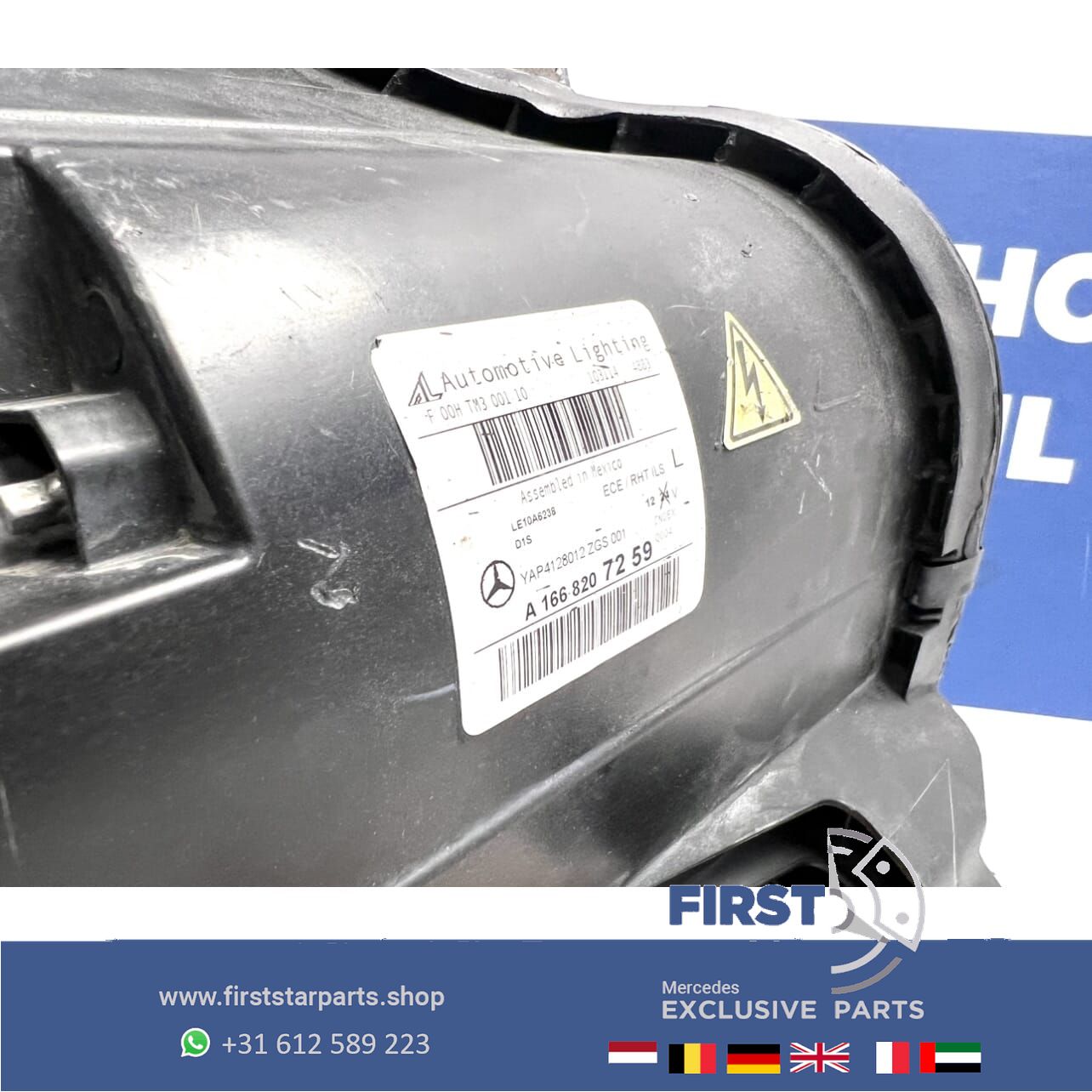 W166 ML KOPLAMP LINKS A1668207259 ILS LED Mercedes 2011-2015 ML63 AMG originalINEEL LINKER LAMP INTELLIGENT LIGHT SYSTEM A 166 820 72 59 headlight left and right usado en Menorca foto 7