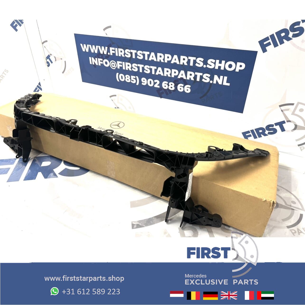 A1776208000 W177 A45 A45s W118 CLA35 CLA45 CLA45s FRONT BALK DRAGER Mercedes A CLA Clase 2018-2025 VOORFRONT A45 CLA45 originalINEEL A 177 620 80 00 FRONT BALK W177 V177 C118 X118 front bar usado en Menorca foto 2