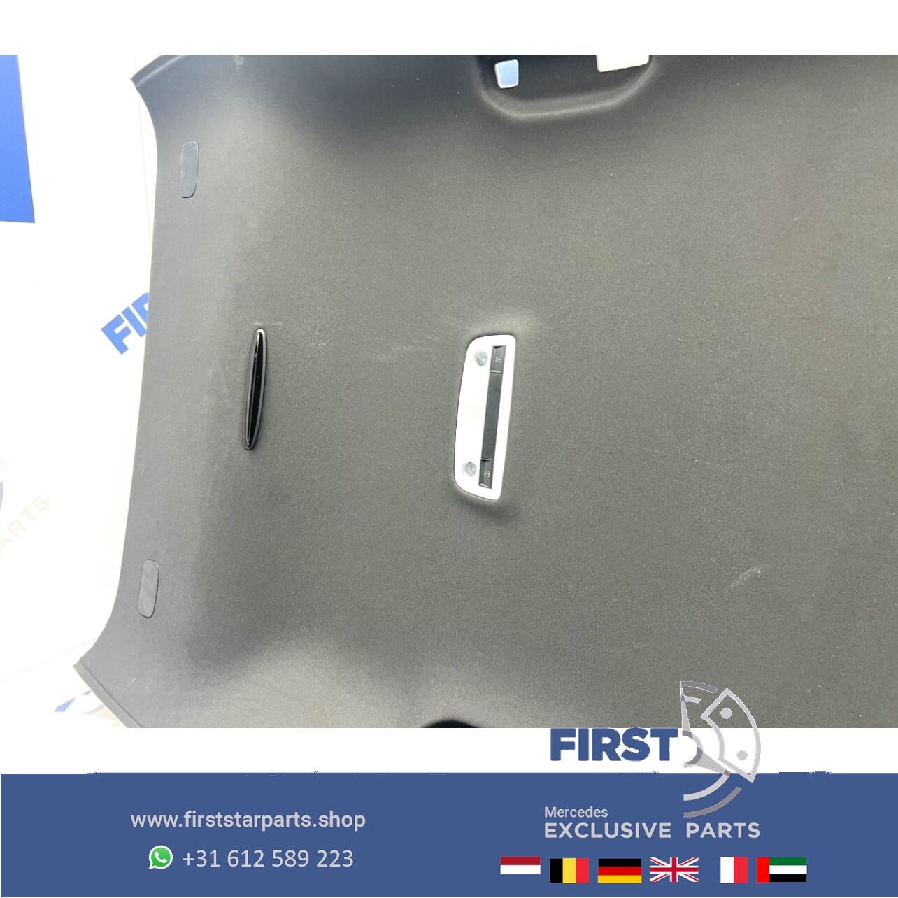W176 zwarte Dakhemel bekleding Mercedes A Clase 2012-2018 DAK BEKLEDING HEMEL ZWART originalINEEL panoramic roof usado en Menorca foto 4