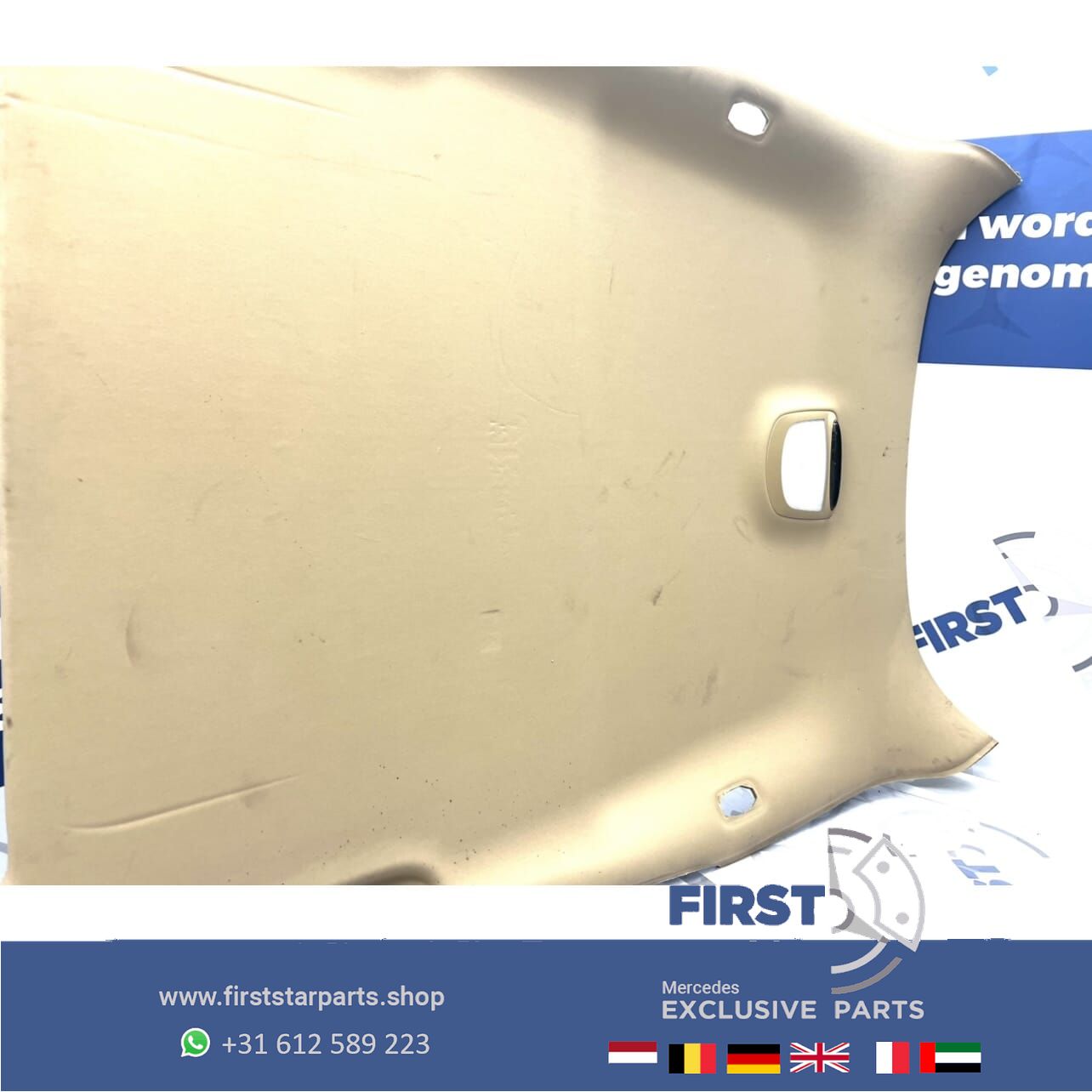 W164 ML beige Dakhemel bekleding Mercedes M Clase 2005-2012 DAK BEKLEDING HEMEL BRUIN originalINEEL MClase 164 ML63 AMG panoramic roof usado en Menorca foto 3