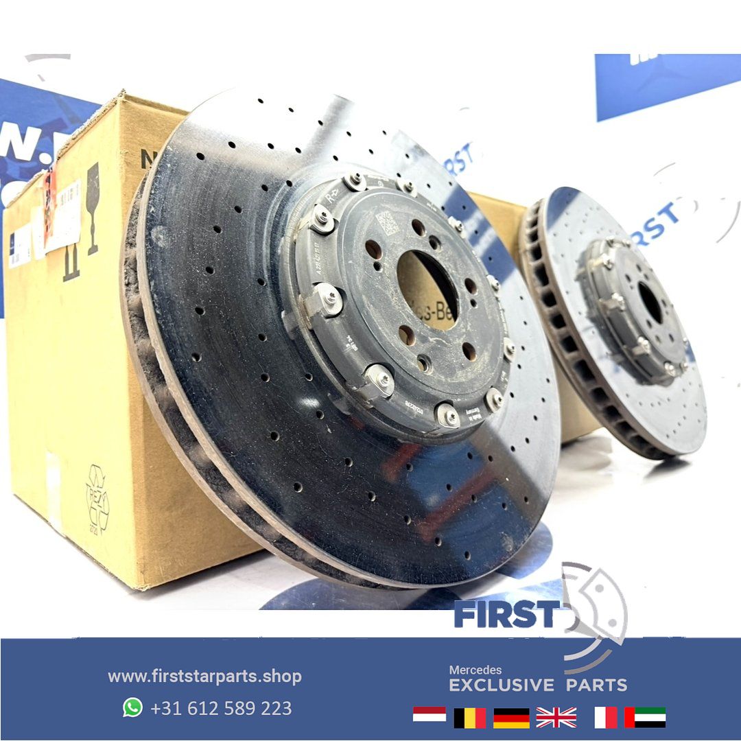 KERAMISCHE REMSCHIJF W205 C205 W206 C63 C63s W213 E63 E63s W218 CLS63 CLS63s W190 X290 GT63 GT63s AMG CARBON KERAMISCHE REM SCHIJF A2314211512 REMSCHIJF KERAMISCH originalineel Mercedes AMG BREMBO KERAMIK BRAKE DISK BREM A 231 421 15 12 brake disc single usado en Menorca foto 7