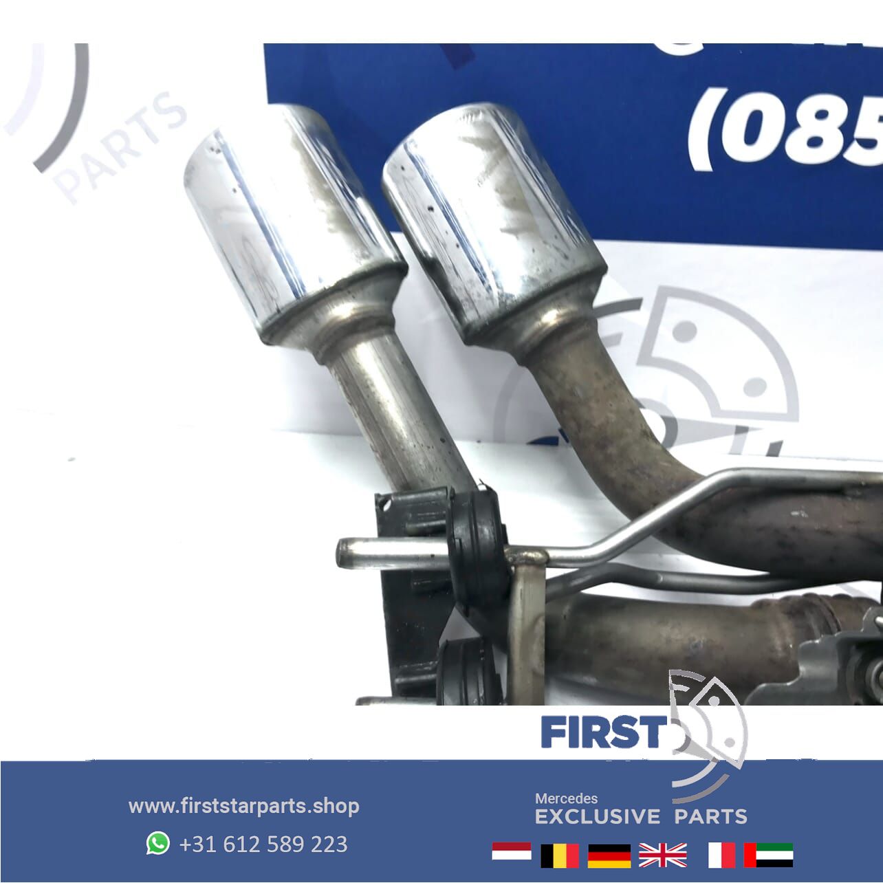W463 G63 S AMG escape EINDDEMPER LINKS GWAGON 63 Mercedes G Clase LINKER einddemper 63 originalINEEL MB A 463 490 09 02 LEFT SIDE EXHAUST AUSPUFF muffler end muffler usado en Menorca foto 4