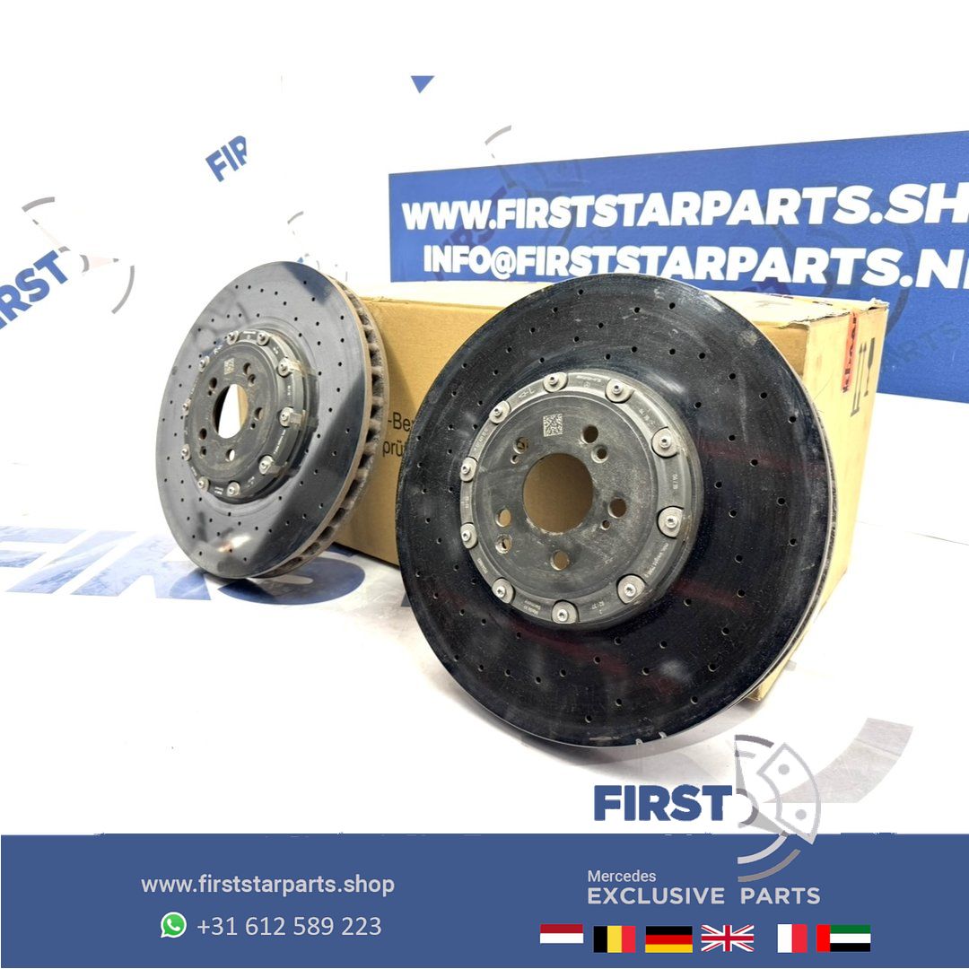 AMG KERAMISCHE REM SCHIJF A2314211512 CARBON REMSCHIJF KERAMIK W205 C205 W206 C63 C63s W213 E63 E63s W218 CLS63 CLS63s W190 X290 GT63 GT63s AMG KERAMISCH originalinalinalinalinalinalineel Mercedes AMG BREMBO KERAMIK BRAKE DISK BREM A 231 421 15 12 brake disc single usado en Menorca