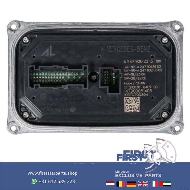 A2479002213 LED KOPLAMPMODULE W177 W118 W167 H243 W247 H247 X247 N293 Mercedes Benz A B CLA GLA GLB GLE EQA EQC Clase Koplamp LED Module A 247 900 22 13 headlight adjustment motor usado en Menorca