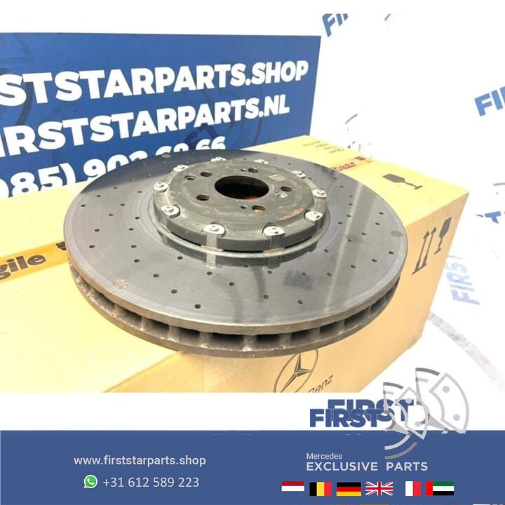 CARBON KERAMISCHE REM SCHIJF A2314211512 CARBON REMSCHIJF KERAMIK W205 C205 W206 C63 C63s W213 E63 E63s W218 CLS63 CLS63s W190 X290 GT63 GT63s AMG KERAMISCH originalinalinalinalinalinalineel Mercedes AMG BREMBO KERAMIK BRAKE DISK BREM A 231 421 15 12 brake disc single usado en Menorca