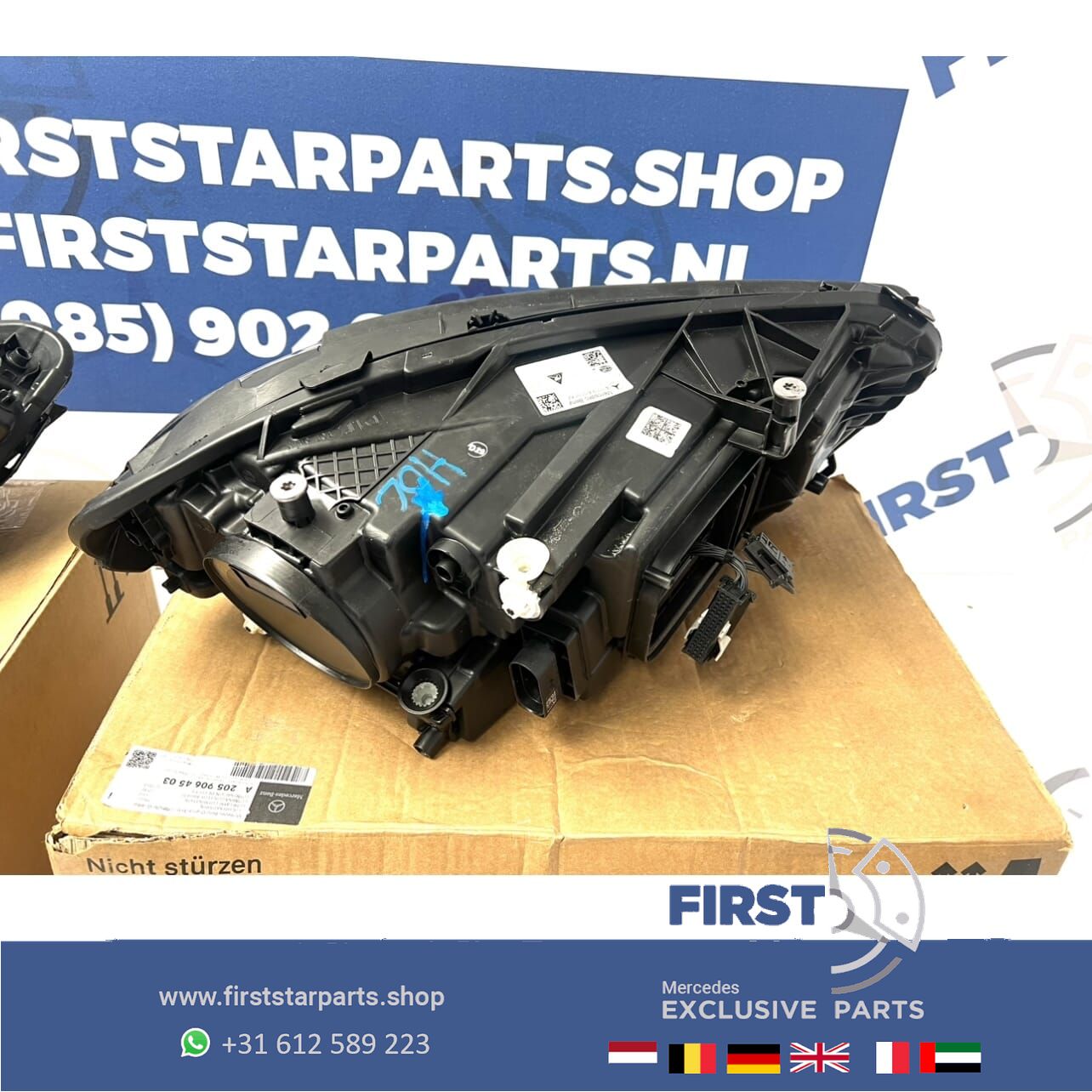 W177 V177 LED MULTIBEAM KOPLAMPEN SET LINKS+RECHTS A1779060701 A1779065600 Mercedes A Clase 2018-2023 KOPLAMP LINKS + RECHTS originalineel A 177 906 07 01 / A 177 906 56 00 headlight left and right usado en Menorca foto 14