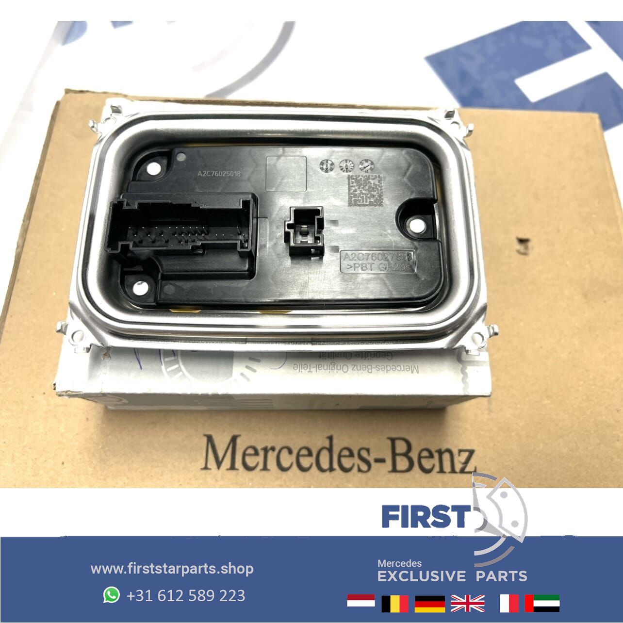 A2239006130 KOPLAMP MODULE Mercedes C E CLE EQE EQS Clase LED Module A 223 900 61 30 SHEINWERFER STUERGERAT headlight adjustment motor usado en Menorca foto 3