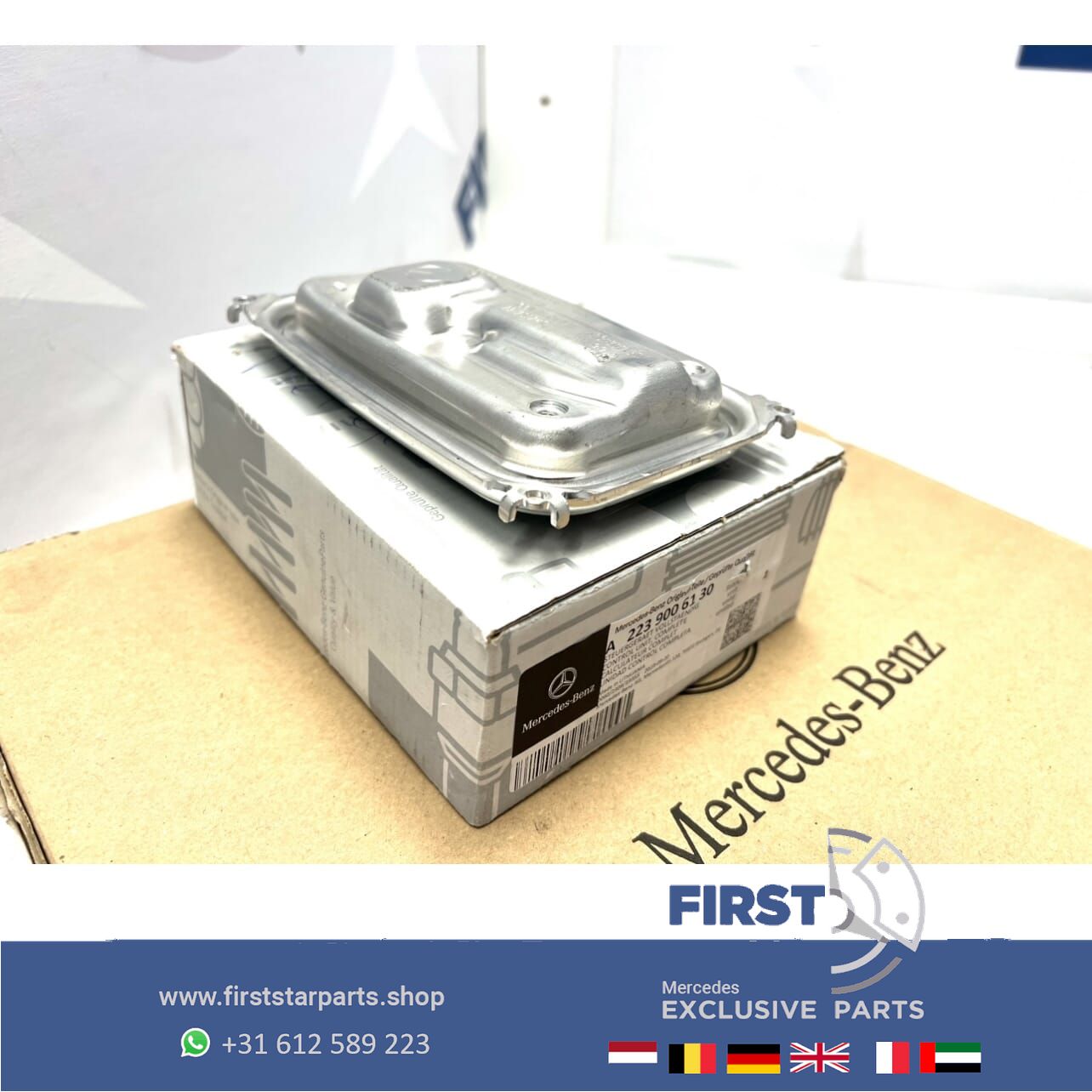 A2239006130 KOPLAMP MODULE Mercedes C E CLE EQE EQS Clase LED Module A 223 900 61 30 SHEINWERFER STUERGERAT headlight adjustment motor usado en Menorca foto 2