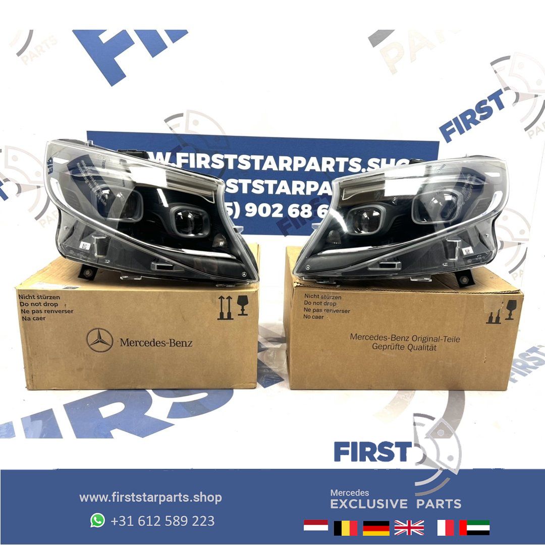W447 V Clase FACELIFT LED MULTIBEAM KOPLAMPEN SET 2024 VITO originalINEEL LINKS + RECHTS Mercedes 2013-2026 A4479068001 + A4479068101 headlight left and right usado en Menorca foto 2